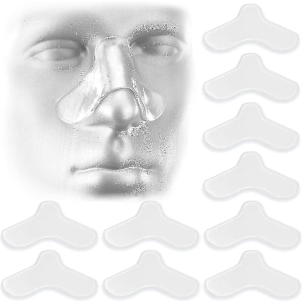 2024 10-pakks med neseputer for CPAP-maske - CPAP-neseputer - CPAP-utstyr for CPAP-maskin