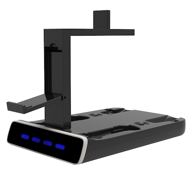 PS VR2 -ohjaimen lataustelakkakaapeli LED-valolla, VR-telakka lataustelakka-asema VR-kuulokkeilla
