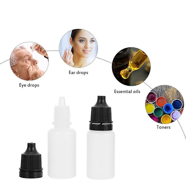 20 stk. 10 ml Pålidelige Flydende Drypperflasker Sæt Små Drypperflasker Til Hjemmet