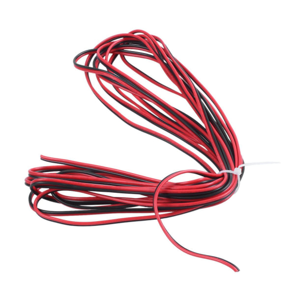 2x 22awg Punainen Musta Kaksoisjohdin Sähkökaapeli Autokaiuttimelle 5m