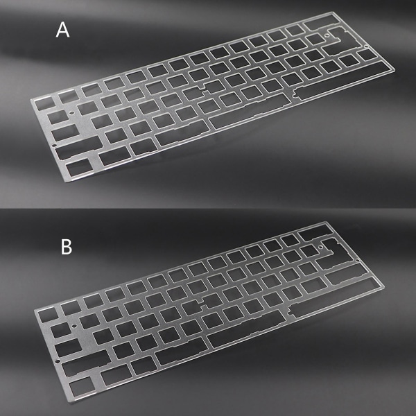Mekanisk tastatur 2u/ 2.25u venstreskift pc-plade 60% plastik positioneringsbræt