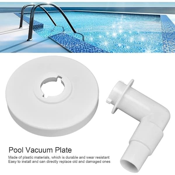 Skimmer Vakuumplade, Pool Skimmer Udskiftningsplade Adapter