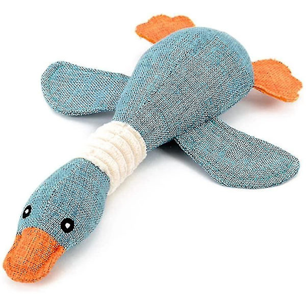 Plush Hundelegetøj, Blødt Kvæk Kvæk Legetøj Hund, Interaktivt Trænings Tyggelegetøj Til Hvalp Kæledyr