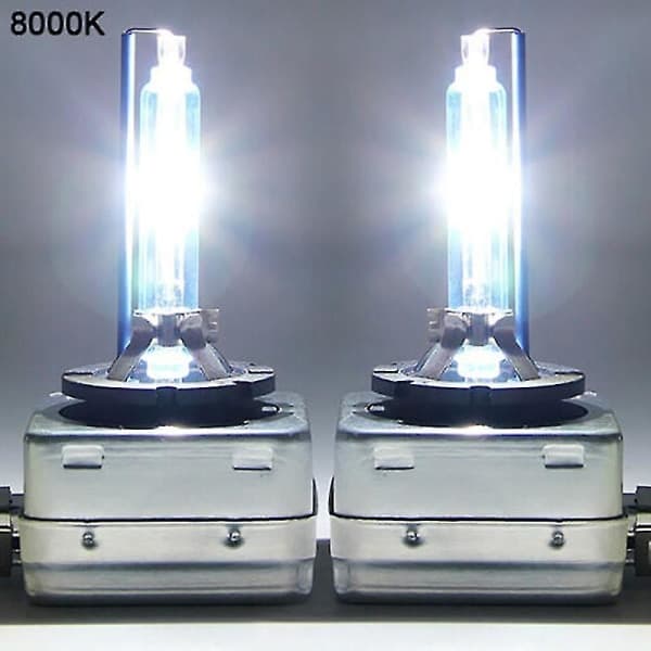 2-pack D1c D1s D1r 8000k Isblå HID Xenon Bilstrålkastare 35W Hög- och Lågstråle