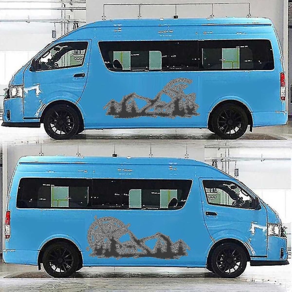 2024 Rv Autocamper Universal Karosseri Klistermærke Til Bil Caravan Trailer