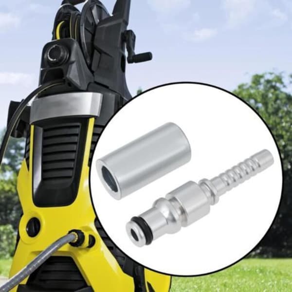 Set med 2 8,9 mm högtryckstvättslanganslutningar kompatibla med Karcher AR reparationsadapter