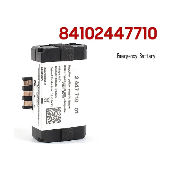 2 st För Nödbatteri 84102447710 / 84-10-2-447-710
