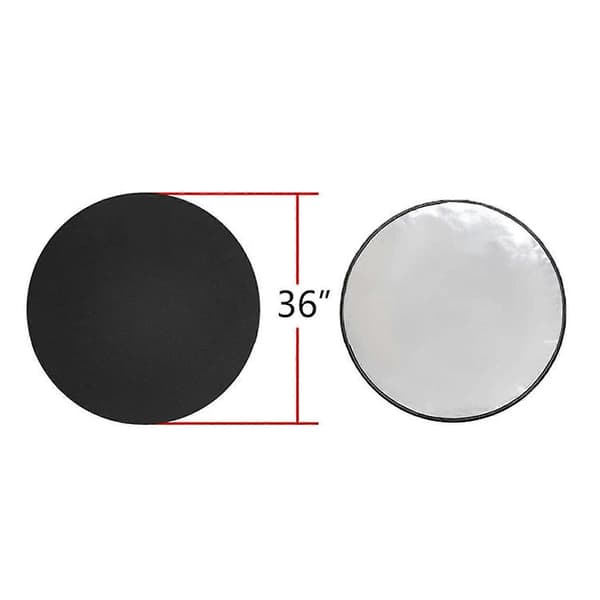 Eldfast Mat Värmebeständig Eldfast Rund Eldstad Matta för Utomhusbruk Black 36 inches