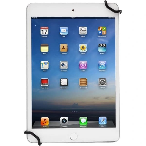 20 cm:n yleiskäyttöinen liukumaton pidike iPadille ja tableteille