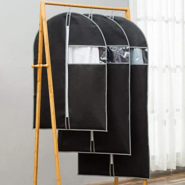 5-osainen setti suuri 60*100cm pölysuoja - musta