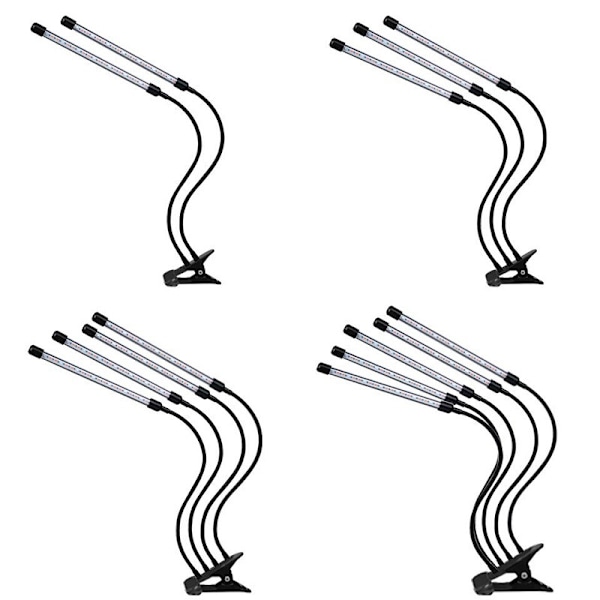 Justerbart vekstlys - LED, timer svart