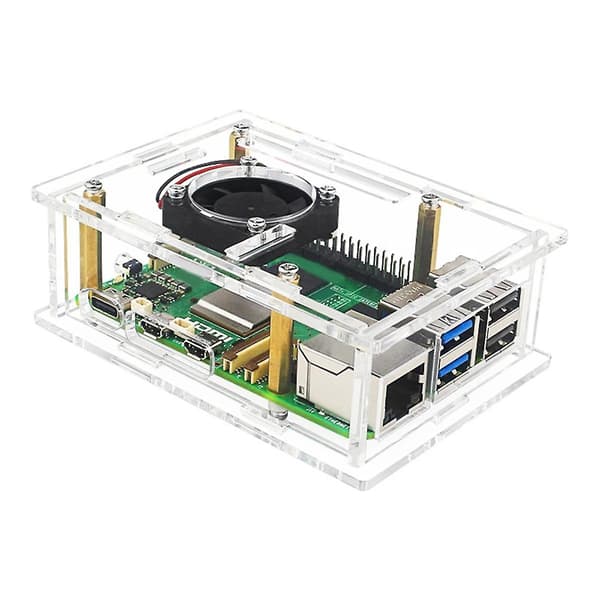 Til 5 Akrylkasse Transparent Hylster Til Pi 5 B