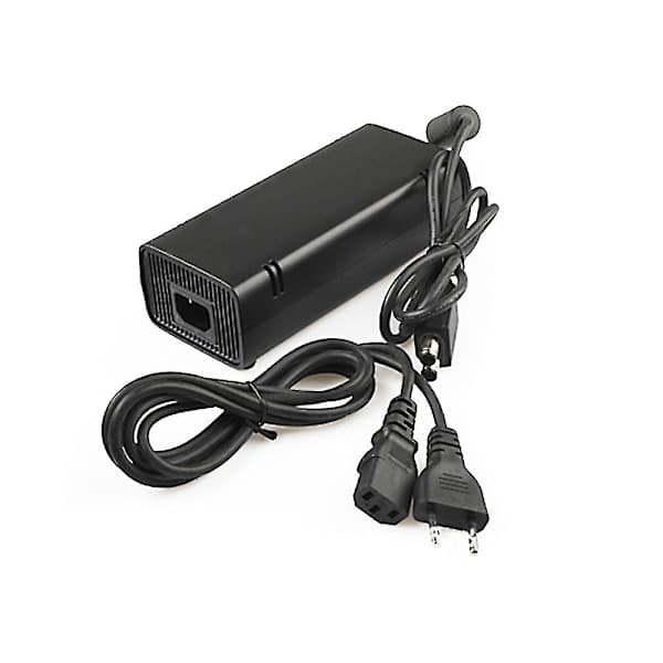AC Adapter Strømforsyning med Opladerkabel til Xbox 360 Slim Host 100-240v Universal Oplader