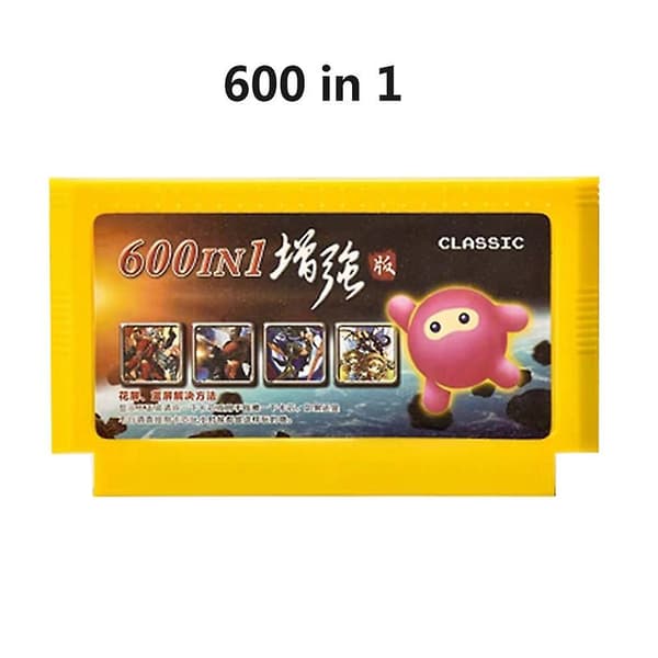 500 i 1 Klassisk Spilkonsol Spil Samling 8 Bit 60 Pins Spilkort