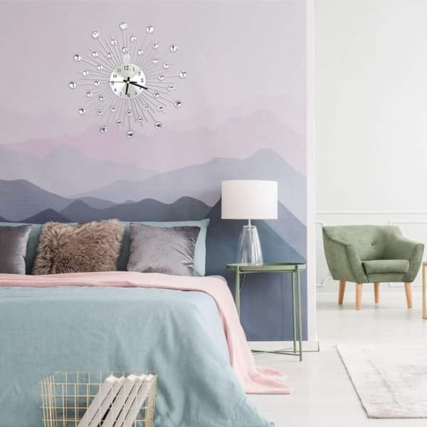 (33x33) Modern Väggklocka, Tyst DIY Stor 3D Väggklocka, Modern Design Akryl Väggklocka, Väggdekor, Väggklocka för Kontor, Vardagsrum, Sovrum