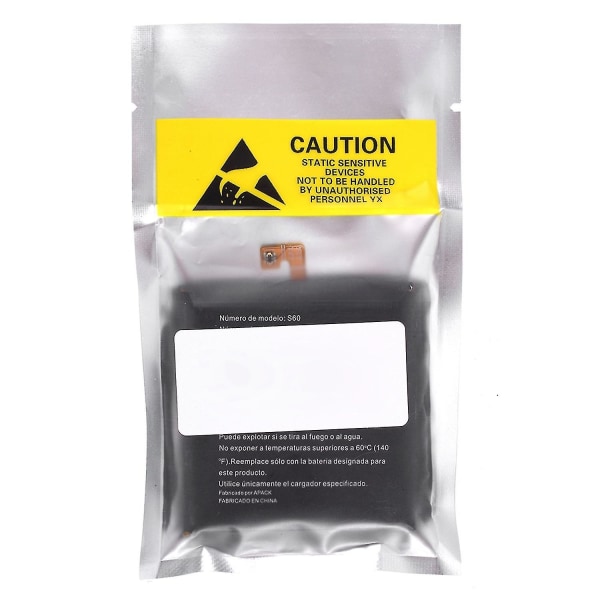 For Cat S60 3.85V 3700mAh Li-ion-polymeeriakku (koodi: APP-12F-F5757I-CGX-111)