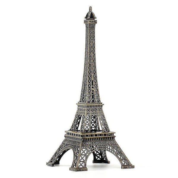 Europeiska Paris Eiffeltornet Smidesjärn Metall Modell Skrivbordsdekorationer