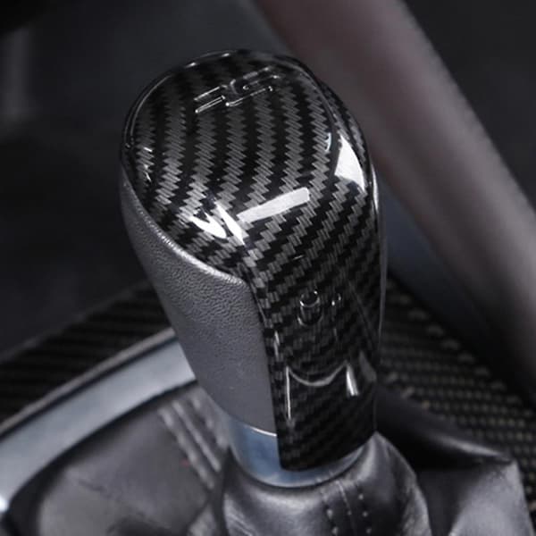 1x Gear Shift Knob Cover til -5 Cx5 2017 2018 & 1x Ratstyre Trim Abs til 3 2018 -5 2017