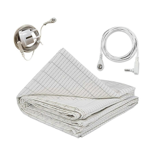 27x52 tum jordningslakan Ledande silverfibermaterial Hudvänligt och bekvämt Förbättra sömnkvaliteten EU-STICK