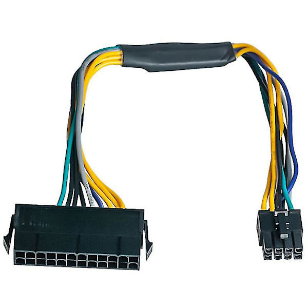 2024 24-pins til 8-pins ATX PSU Strømforsyningskabel til 3020 7020 9020 Precision T1700 12 tommer (30 cm)