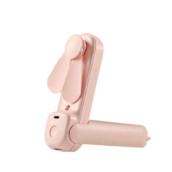 Omhyggeligt udvalgt foldbar teleskopisk manuel bærbar lille ventilator luftkøler lille husholdningsapparat manuel usb mini spray ventilator