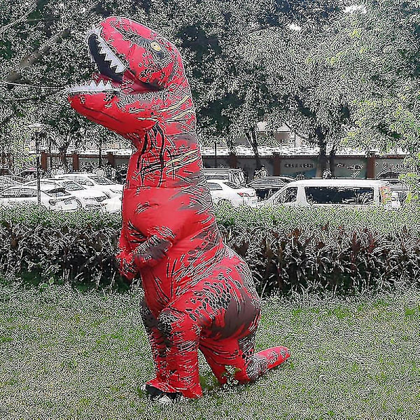 Kuuma Ilmatäytettävä Dinosaurusten Puku Asu T-rex Anime Juhlat Cosplay orange