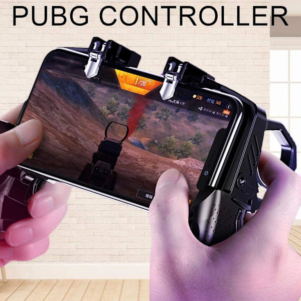 3-i-1 Mobil Spilcontroller, Fire-Finger-Forbindelse Mobil Spiludløser Til PUBG Spilgrebsspil Gratis Fire-Knap