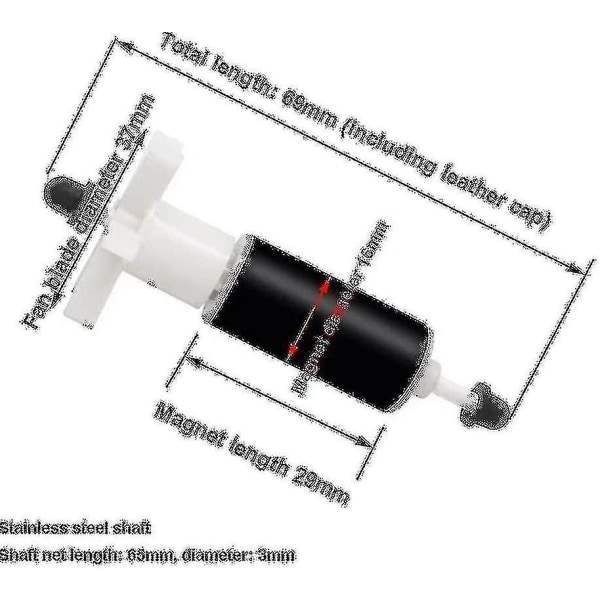 Lay Z Spa Hot Tub Pumpe Impeller/ Rotor E02 Fix ,69mm (1stk)