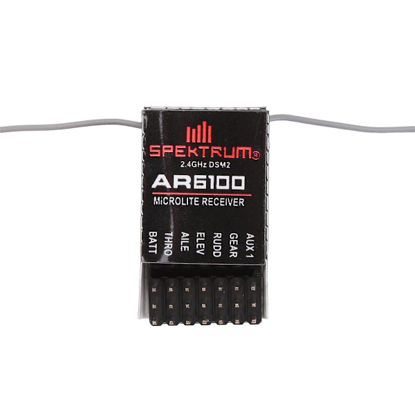 Spektrum AR6100 DSM2 RC Modtager 2.4GHz 6 Kanaler 6CH til Spektrum JR DX6I DX7 DX8 DSX6 DSX7 Helikoptere Fly