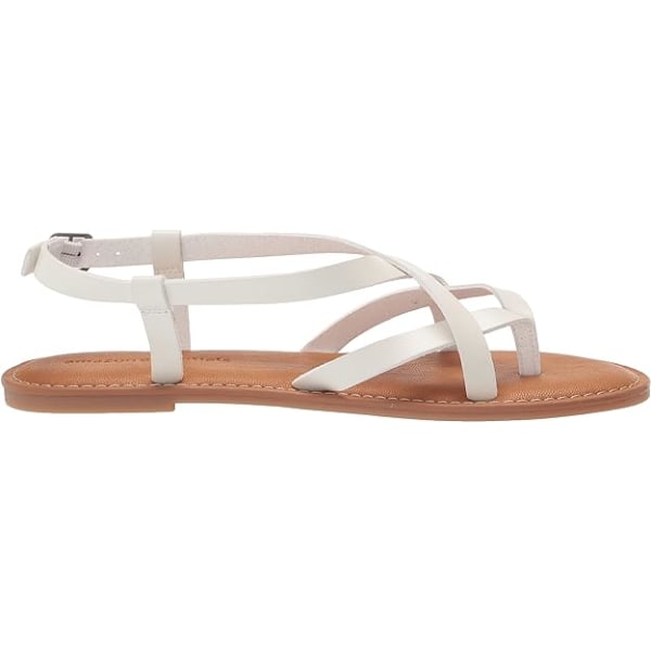 Kvinders afslappede rem-sandal White 37