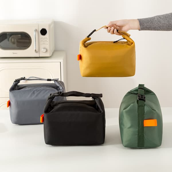 Isolert matpose, sammenleggbar tote-matpose, egnet for kontorarbeidere og studenter, stor piknikpose