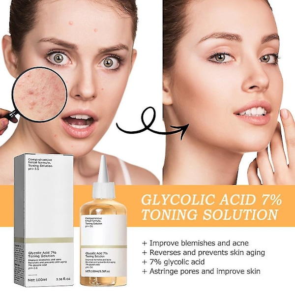 Glykolsyra 7% Tonerlösning 240ml