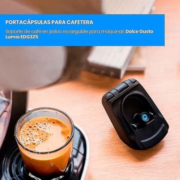 Reservkapselhållare Ms-624360 kompatibel med Dolce Gusto Lumio Colours Edg355 och Edg325 Coffee Mak