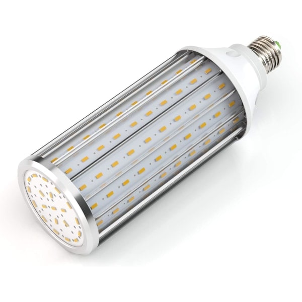 LED Pære E27 60W 3000K 5850LM 160X5730SMD Majspære, 550W Høj Effekt Aluminium Konverteringslampe, LED Gadebelysning, 360 Graders Projektør