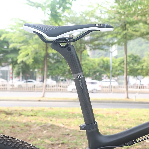 Pyörän satulatolppa Carbon 3K Weave Matt polkupyörän istuintolppa 30.8X350MM pyörän osa