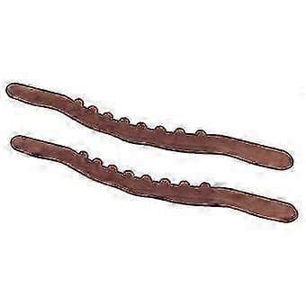 Træ Gua Sha Stav med 8 Massagepunkter til Rygkropsmassage - 2 stk