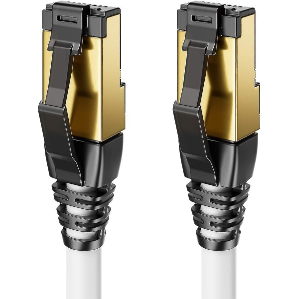 10m (32.81 fot) Cat8.1 Patchkabel Nätverkskabel RJ45 Lan Dsl Kabel S/ftp Skärmning 2000mhz 40gbit C