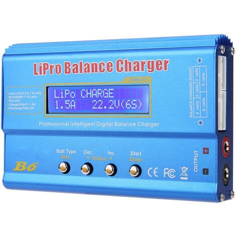 Splinterny iMAX B6 Digital LCD Display RC Lipo NiMh Batteri Balance Oplader