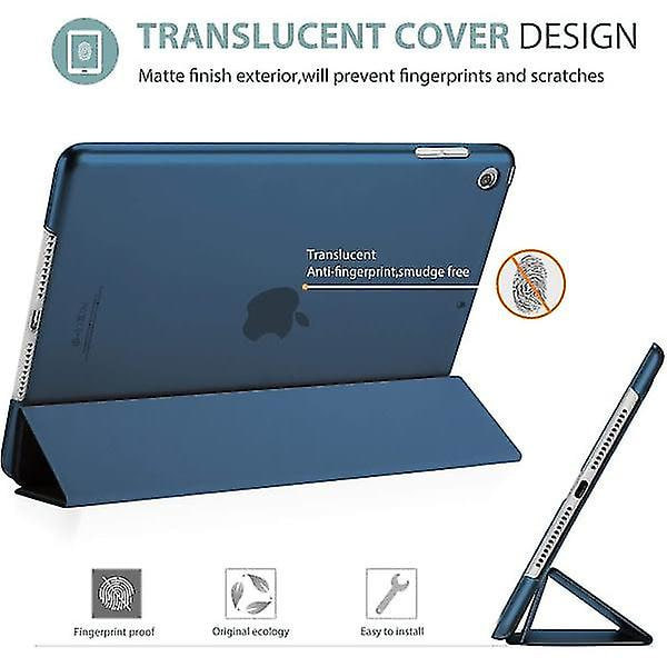 ProCase iPad 10.2 deksel iPad 9. generasjon, hardt bakdeksel Blå
