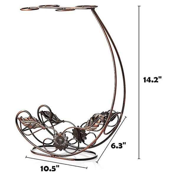 Bordstablett för vinflaska och vinglas, rymmer 1 flaska och 4 glas, fristående