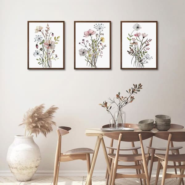 30x40 Ramlös Boho Botanisk Väggkonst. Rustik Bondgårds Växt Väggdekor. Modern Minimalistisk Blomster Väggkonst Poster
