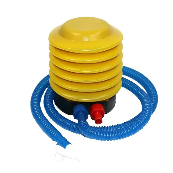 Modell 2026 fotdriven luftpump, lämplig för yogabollar, träningsbollar, etc., manuell fotdriven luftpump med stoppstift.