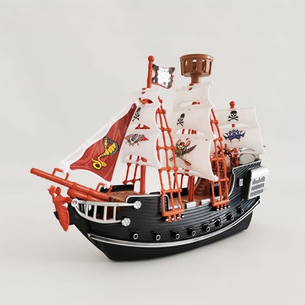 Plastikmodel af Caribisk Piratskib legetøj