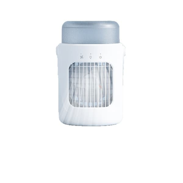 Ny husholdnings mini køleventilator med spray, USB genopladelig skrivebordskøleventilator til kontor og studerende