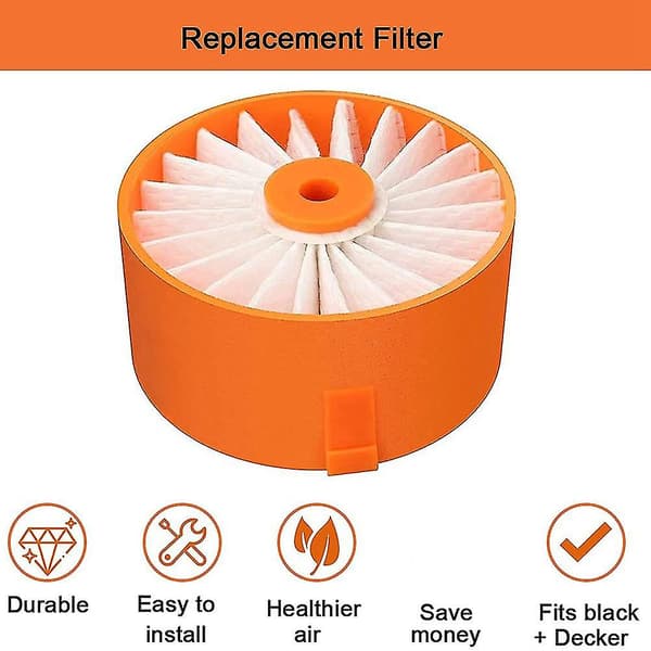 Reservefilter til Blackdecker Bsv2020g Bsv2020p Powerseries Extreme Kableløs Støvsuger Ac