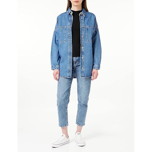 Høj Hals Langærmet Top Black L