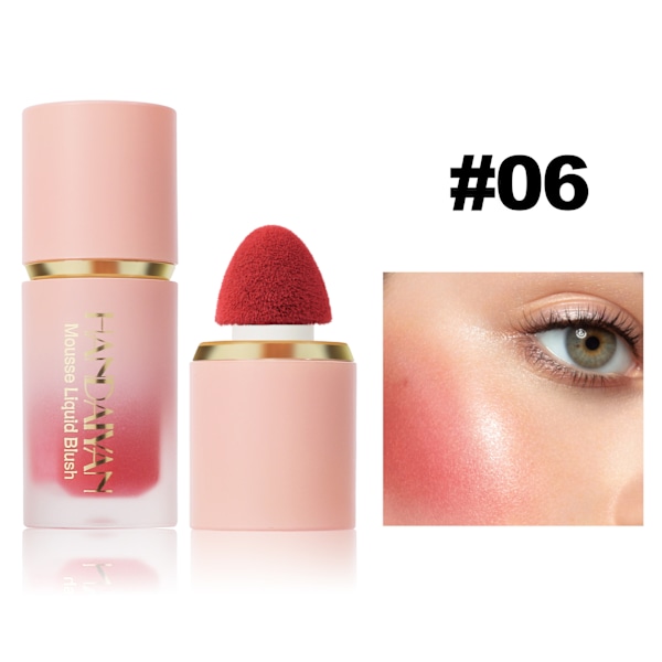 Flytande rouge contour HANDAIYAN naturlig modifiering lätt att färga matt rouge flytande rouge 6#