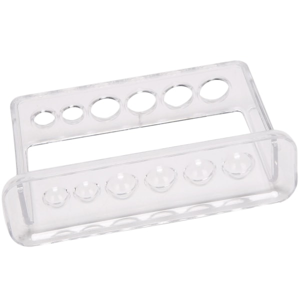 Plast Rörställ för Provrör, 6 Hål, Stativ, Labb, Skolmaterial, Labbutrustning, 16 cm