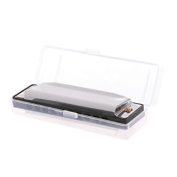 Blues Harmonica 10 huller i C-dur musikinstrument rustfrit stål med fo