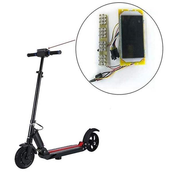 36v elektrisk scooter-skjerm LCD-skjerm 8 tommer erstatning for elektrisk scooter-tilbehør egnet (haoyi